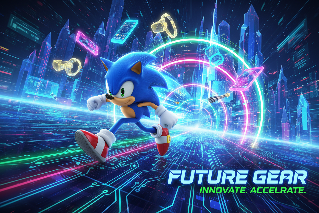 Sonic Futuristic Hero Banner